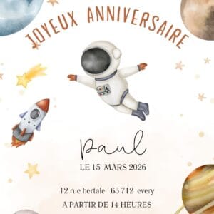 Invitation Espace 1