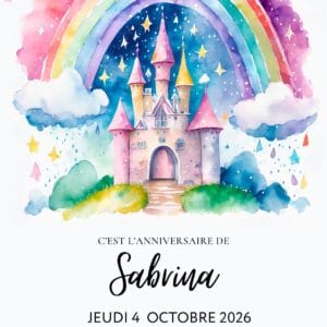 Invitation Princesse 3