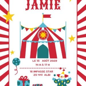 Invitation Cirque 2