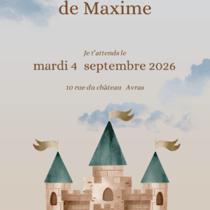 Invitation Chevalier 2